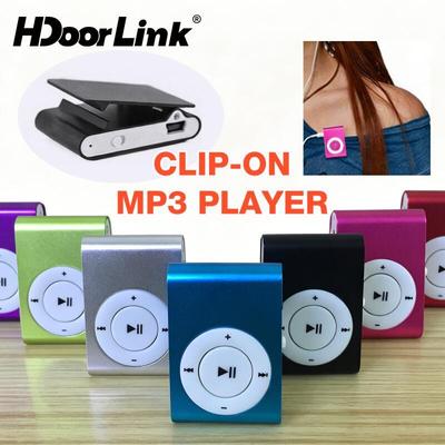 HdoorLink Di Động Máy Nghe Nhạc MP3 Mini Clip Máy Nghe Nhạc MP3 Hỗ Trợ Thẻ TF Máy Nghe Nhạc MP3