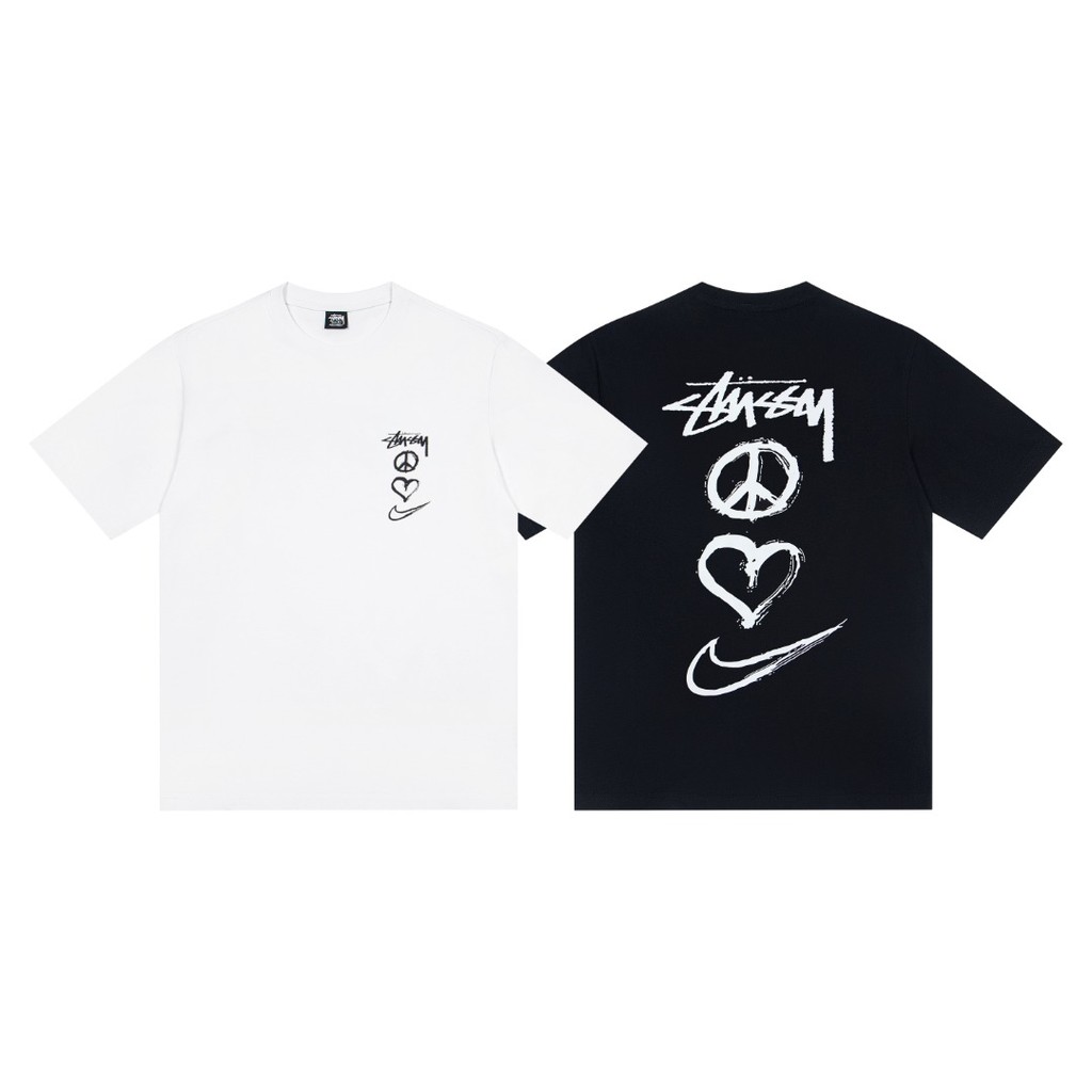 Gucci Gucci Mùa Hè Phong Cách Mới Áo Thun Ngắn Tay Nam Nữ Cặp Đôi Hàng Mới Về Thoáng Khí Chữ Cơ Bản 
