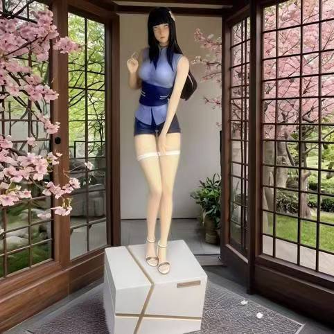 【Sẵn Sàng】Hình Naruto Hyuga Hinata [Phiên bản giới hạn] Hinata Hyuga Nữ thần mắt trắng Trang phục xa