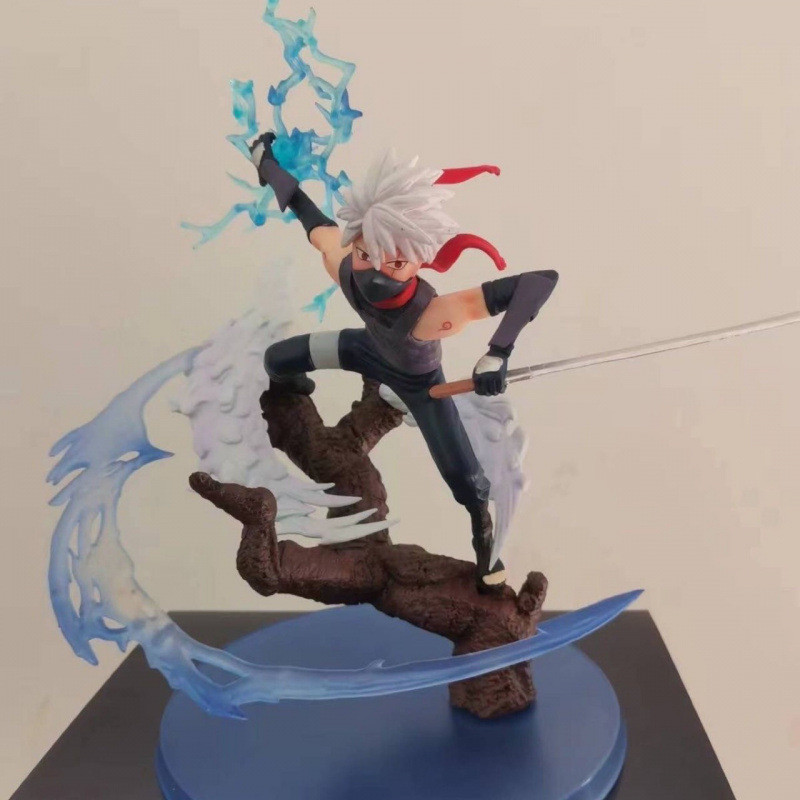 XPVK Naruto merchandise statue: Hatake Kakashi model, young Kakashi figure, anime trendy toy, deskto