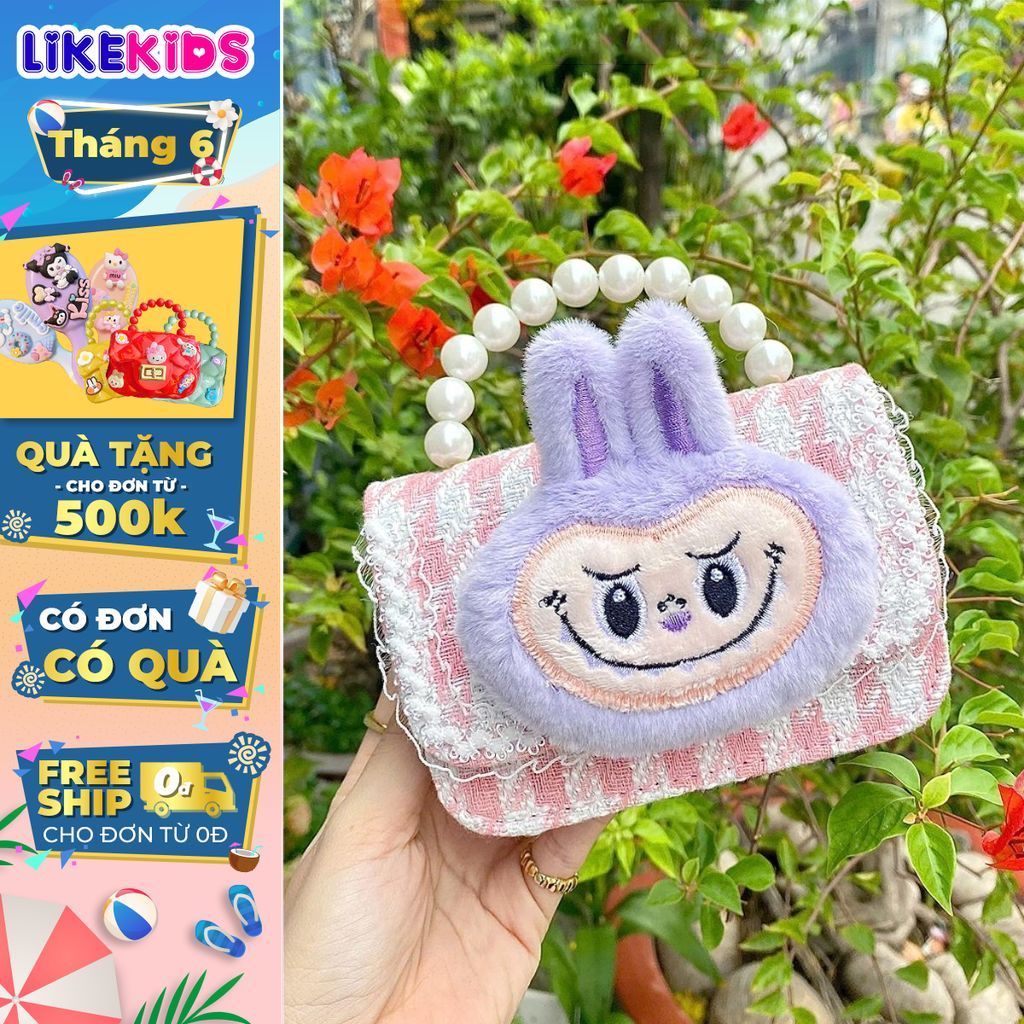 TÚI DẠ cho bé gái hoạ tiết LABUBU - LikeKids