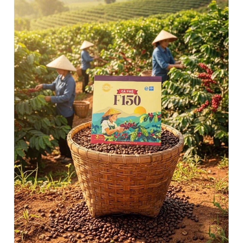 [Combo 3 bịch] - Phê F150 Gói 3in1 – Cafe Sữa Hòa Tan Đậm Mạnh 3in1 ,Coffe Tiện Lợi Mang Đi 24 gói