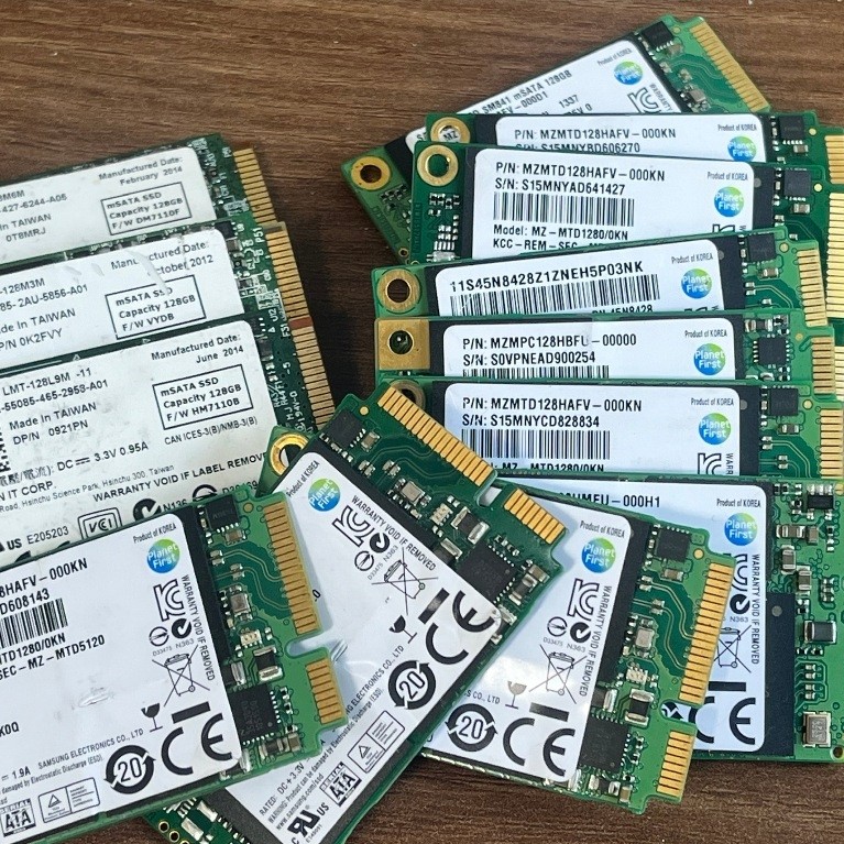 ổ SSD Msata 128GB , hàng cũ zin bóc máy chính hãng