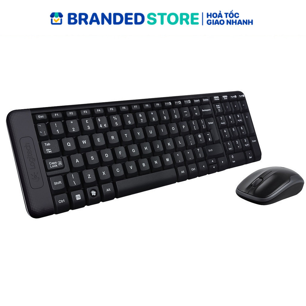 [HỎA TỐC] Bộ Bàn Phím Và Chuột Logitech MK220 Không Dây