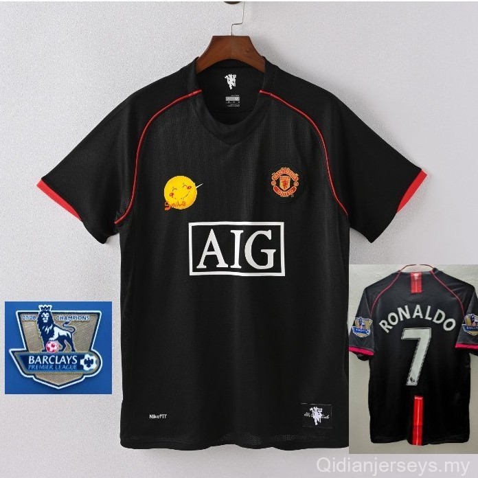 Áo thi đấu sân khách Manchester United 2007-2008.#RONALDO S-2XL