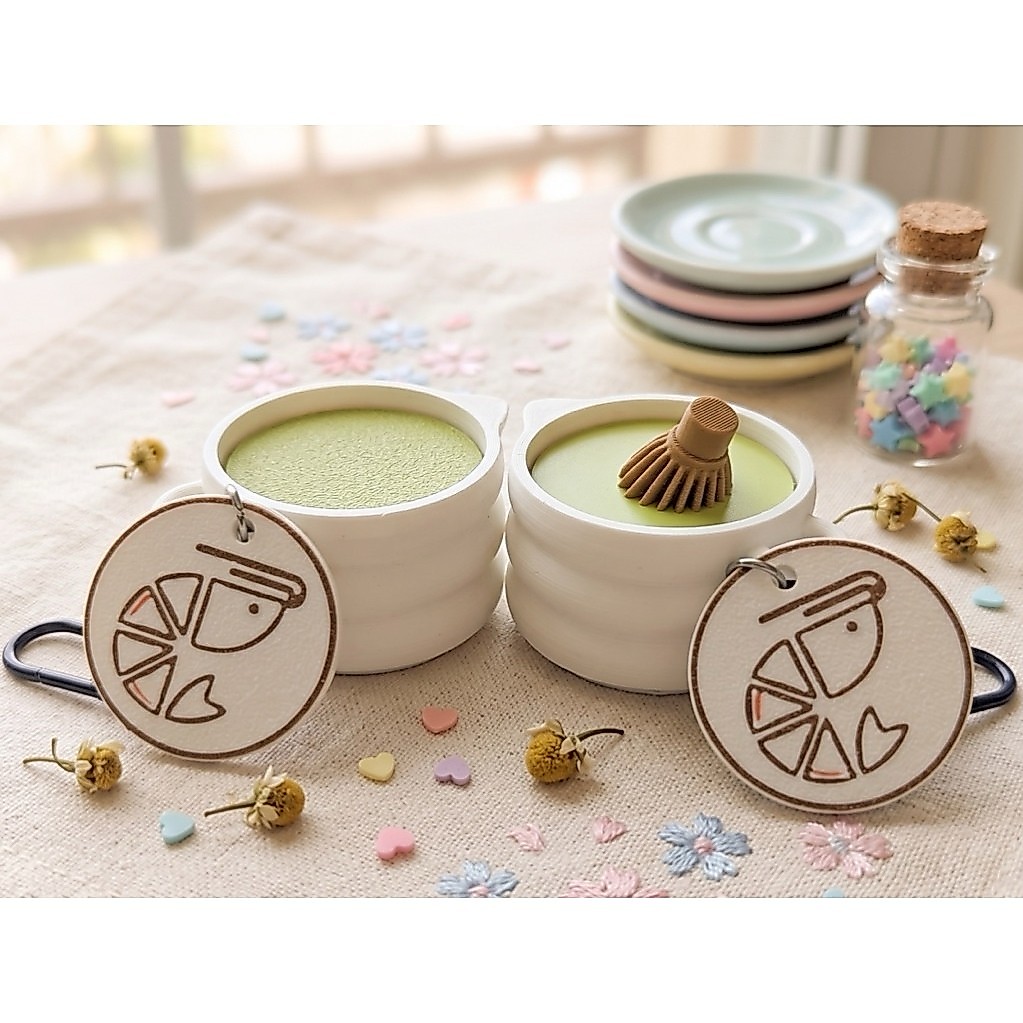 Móc Khoá clicky Matcha Latte - Thiết Kế Độc Đáo Cho Người Yêu Thích Matcha Latte