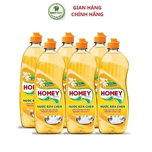 Nước rửa chén Homey hương Cam chai 750ML