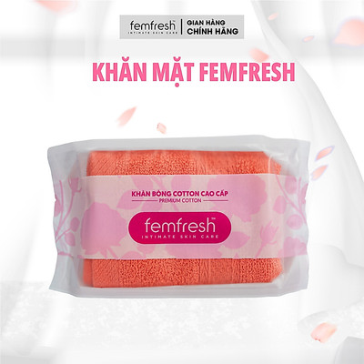 [QUÀ TẶNG KHÔNG BÁN] KHĂN MẶT COTTON FEMFRESH 30x 50cm