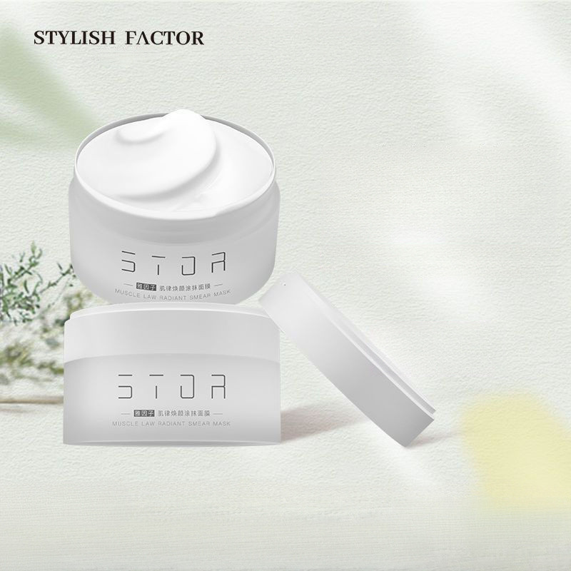 STYLISH FAACTOR Big White Pot Mặt nạ nữ Brightens Stays Up Lasting Dưỡng ẩm Kiểm soát dầu dai dẳng C