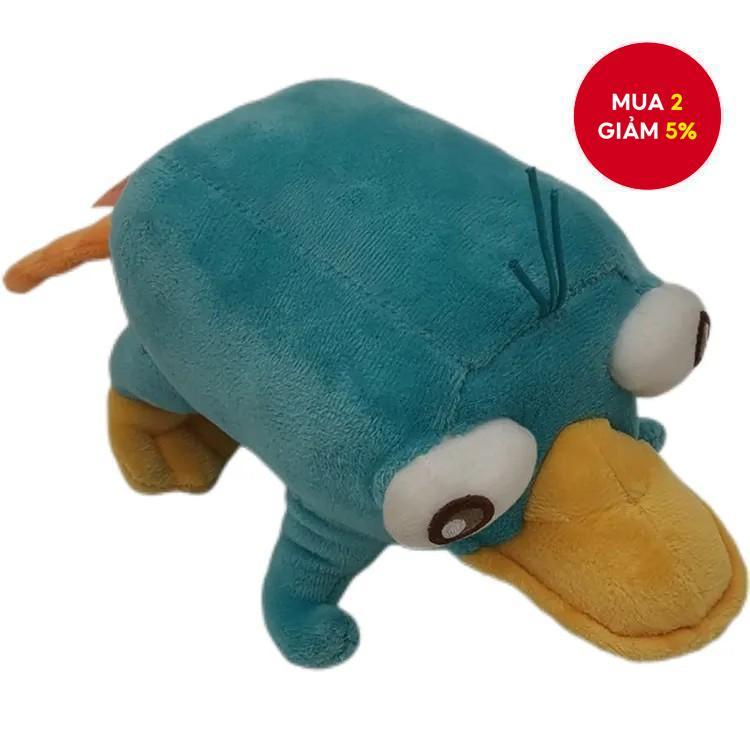 Perry the Platypus Plush: Đồ chơi nhồi bông mềm mại 10 màu xanh, quà tặng hoàn hảo cho trẻ em.