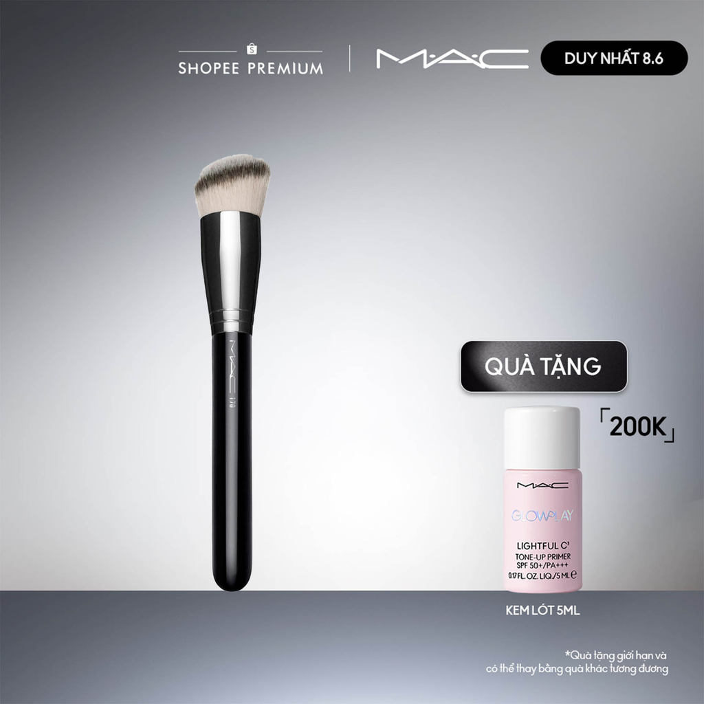 Cọ đánh nền MAC Brushes - 170 Synthetic Rounded Slant Brush