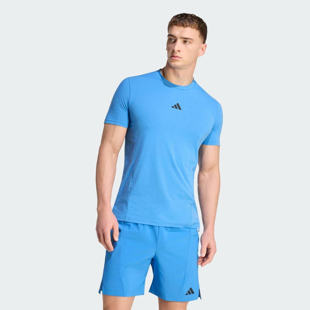 adidas Gym & Training Áo Thun Tập Luyện Designed for Training Nam Màu xanh da trời KA7295