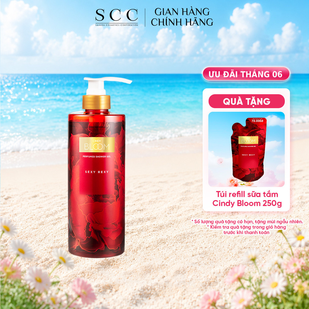 Sữa Tắm Nước Hoa CINDY BLOOM Sexy Rexy Hương Gợi Cảm Quyến Rũ 640g