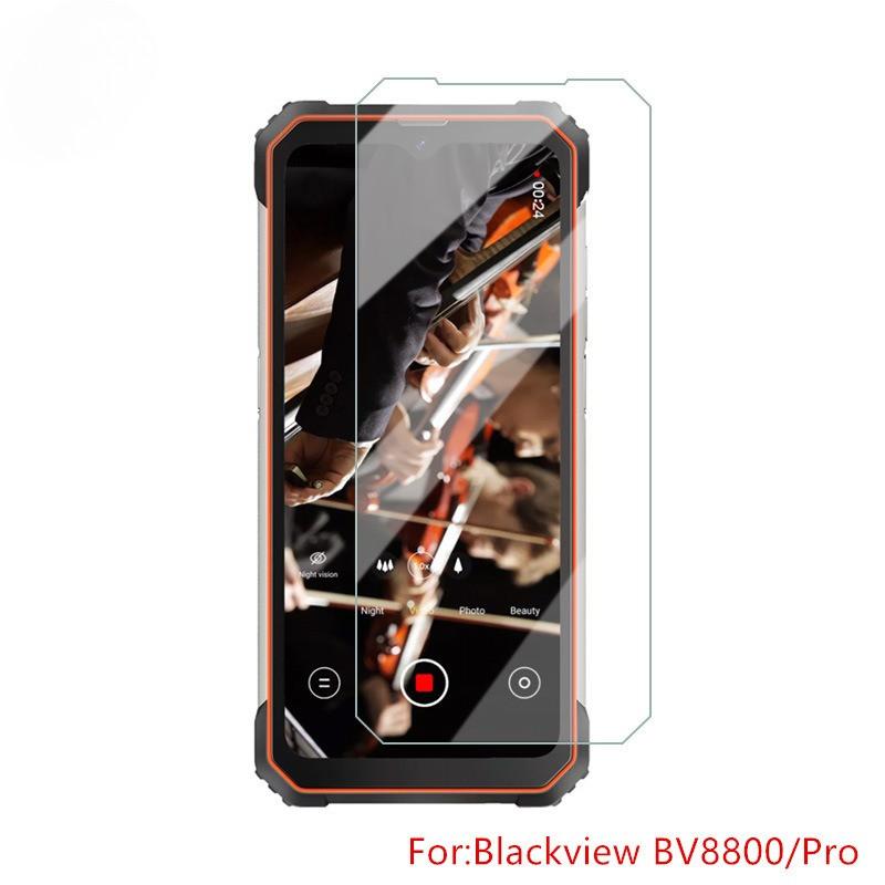 Kính cường lực trong suốt 9H cho Blackview BV8800 BL8800 Pro Bảo vệ màn hình BV8800pro BL8800pro Ful