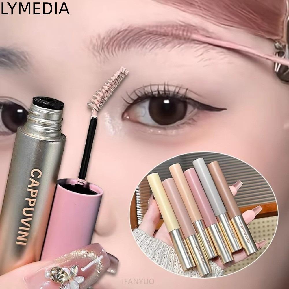 Kem Nhuộm Lông Mày LYMEDIA, Xịt Sương Lâu Trôi Nhung Lông Mày, Màu Ánh Sáng Chống Mồ Hôi Chống Thấm 