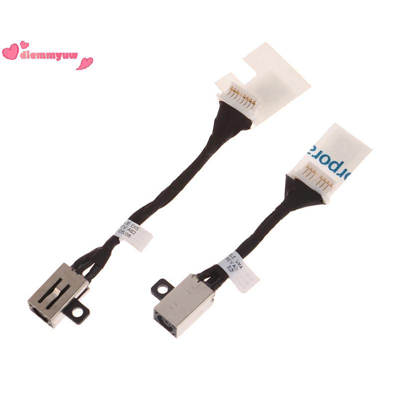 Cho Dell vĩ độ 3410 3510 E3510 e3410 máy tính xách tay sạc Flex Cáp 07dm5h 0n8r4t DC Power Jack Cáp