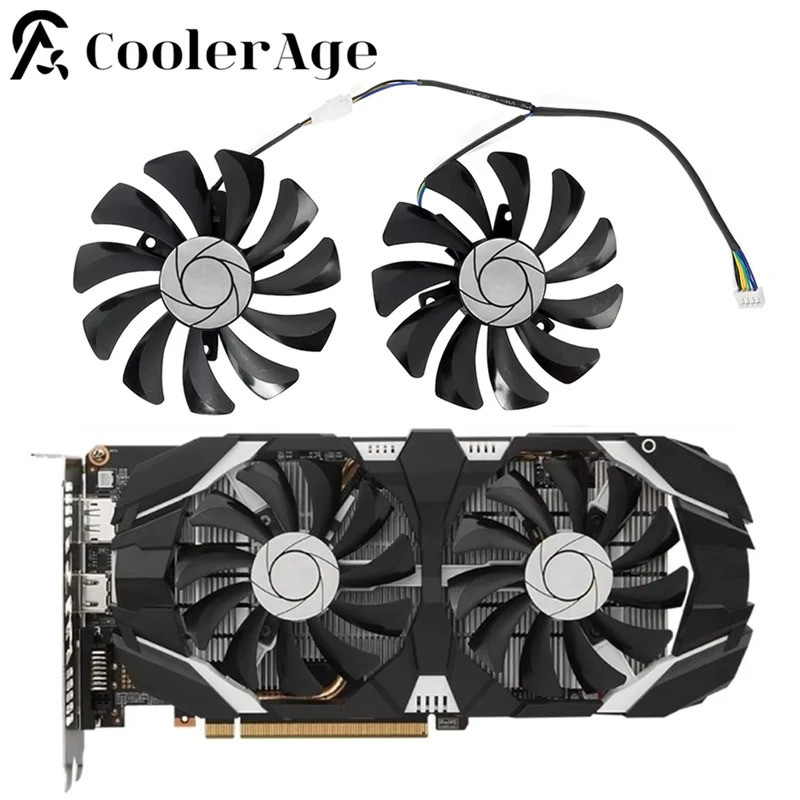 Quạt Card Video Cho MSI GTX 1060 OC 6G GTX 960 P106-100 P106 GTX1060 GTX960 85MM HA9010H12F-Z Card Đ