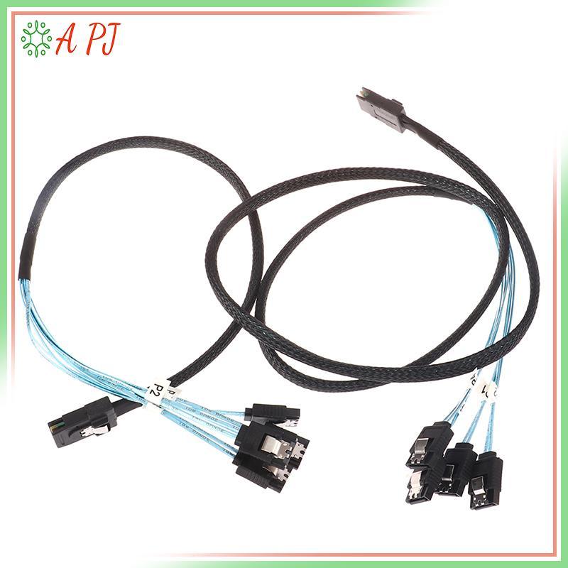 [APJ] Cáp SAS SATA Mini-SAS SFF-8087 Đến 4 Cáp SATA Mini SAS 4i SFF8087 36P Đến 4 Cáp SATA 7P 12Gbps