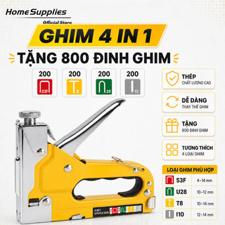 [Tặng 800 ghim] Súng bắn ghim Kìm bắn đinh ghim cầm tay mới trợ lực đa năng, tiện dụng-HSP