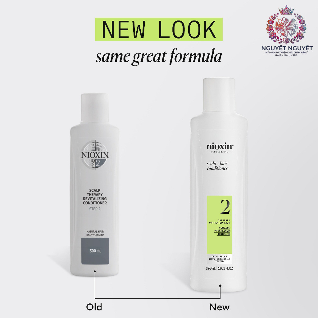 Dầu xả chống rụng tóc Nioxin System 2 Conditioner 300ml ( Natural Hair ) NL