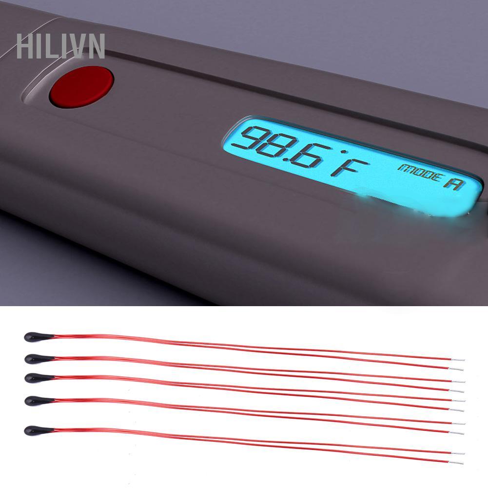 hilivn 10 Cái Điện Trở Nhiệt MF52B Độ Nhạy Cao Dây Tráng Men 60mm Bảo Vệ Thiết Bị Điện (10K)