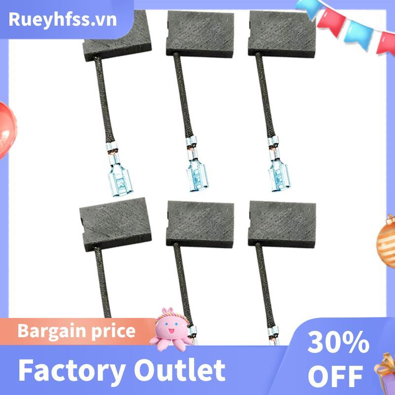 Gói 6 384613-01 Chop Cưa Bàn Chải Lắp Ráp DW871 DW872 Dụng Cụ Điện Thay Thế Bàn Chải Carbon Một Phần