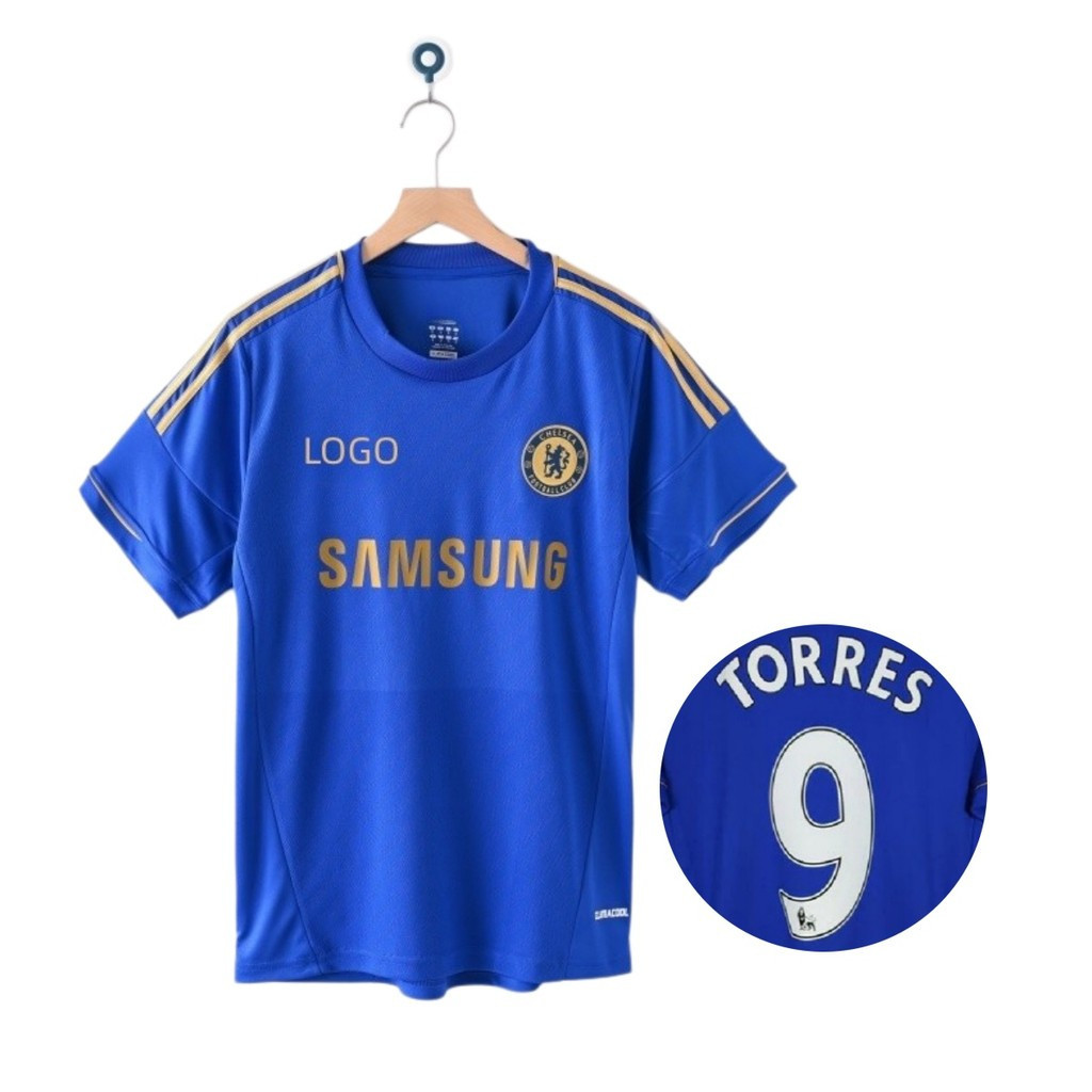 Áo sơ mi bóng đá sân nhà Chelsea Retro Edition 2012 / 13 S-2XL #9 TORRES