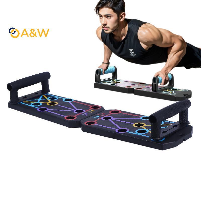 A & W 1 Bộ Đa Năng Thiên Push Up Board Thể Dục Cơ Bắp Tập Gym Tại Nhà Push Up 20 Lỗ Push Up Stand