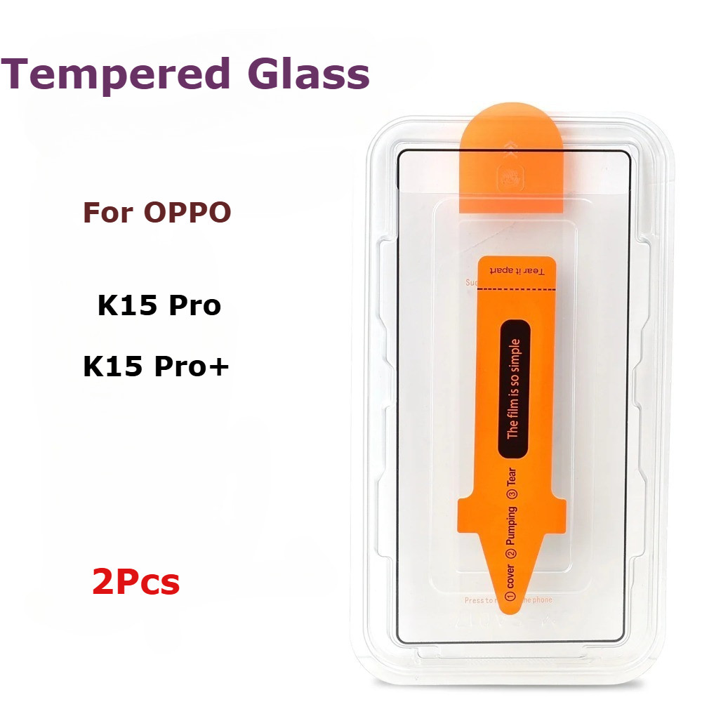 2 Chiếc Dành Cho OPPO K15 Pro / K15 Pro + Bảo Vệ Màn Hình K15 Pro Plus Kính Cường Lực Không Bụi Seri