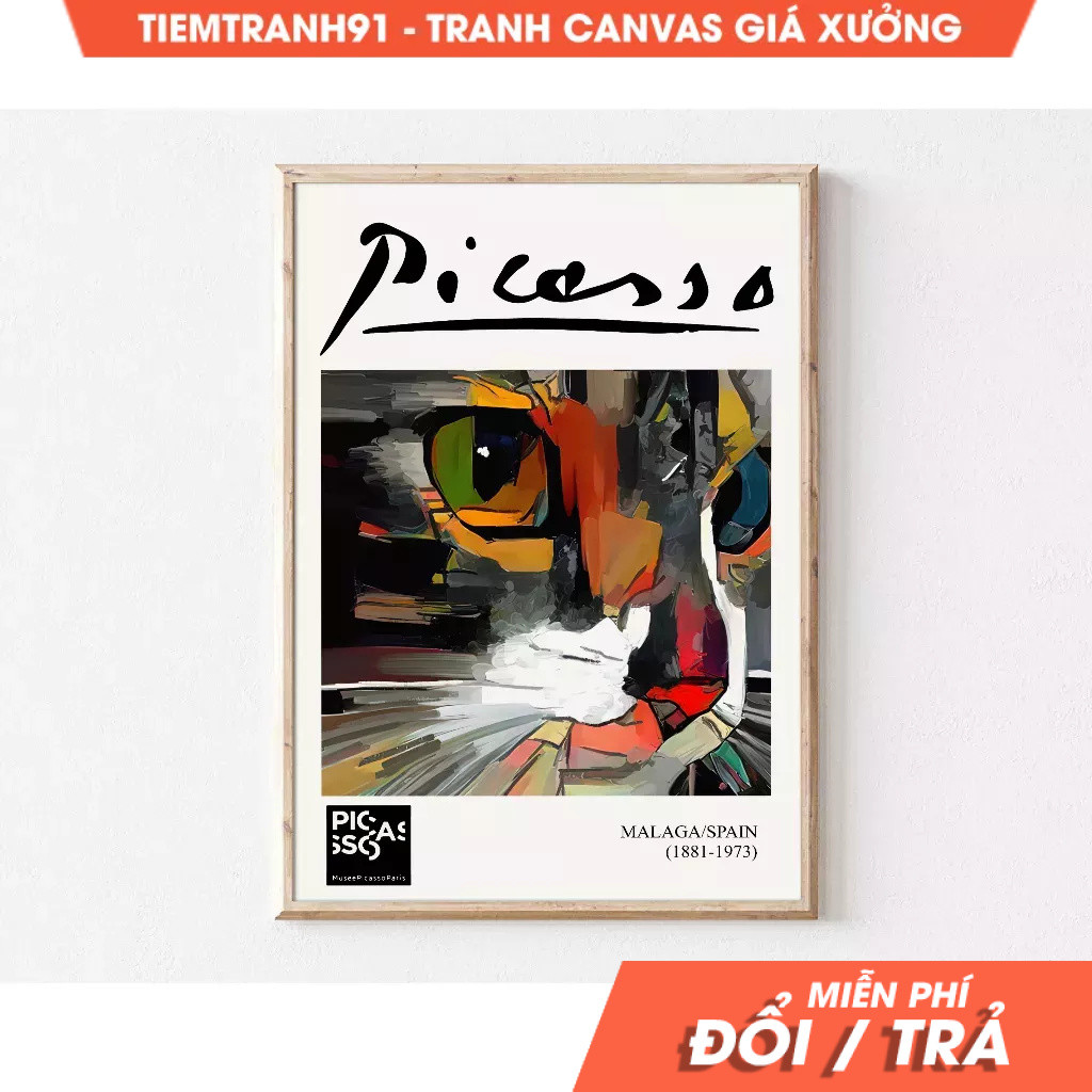 Tranh treo tường, Picasso, Large Art, Eclectic Wall Art, Maximalist Decor, Funky Home Decor, Apartme