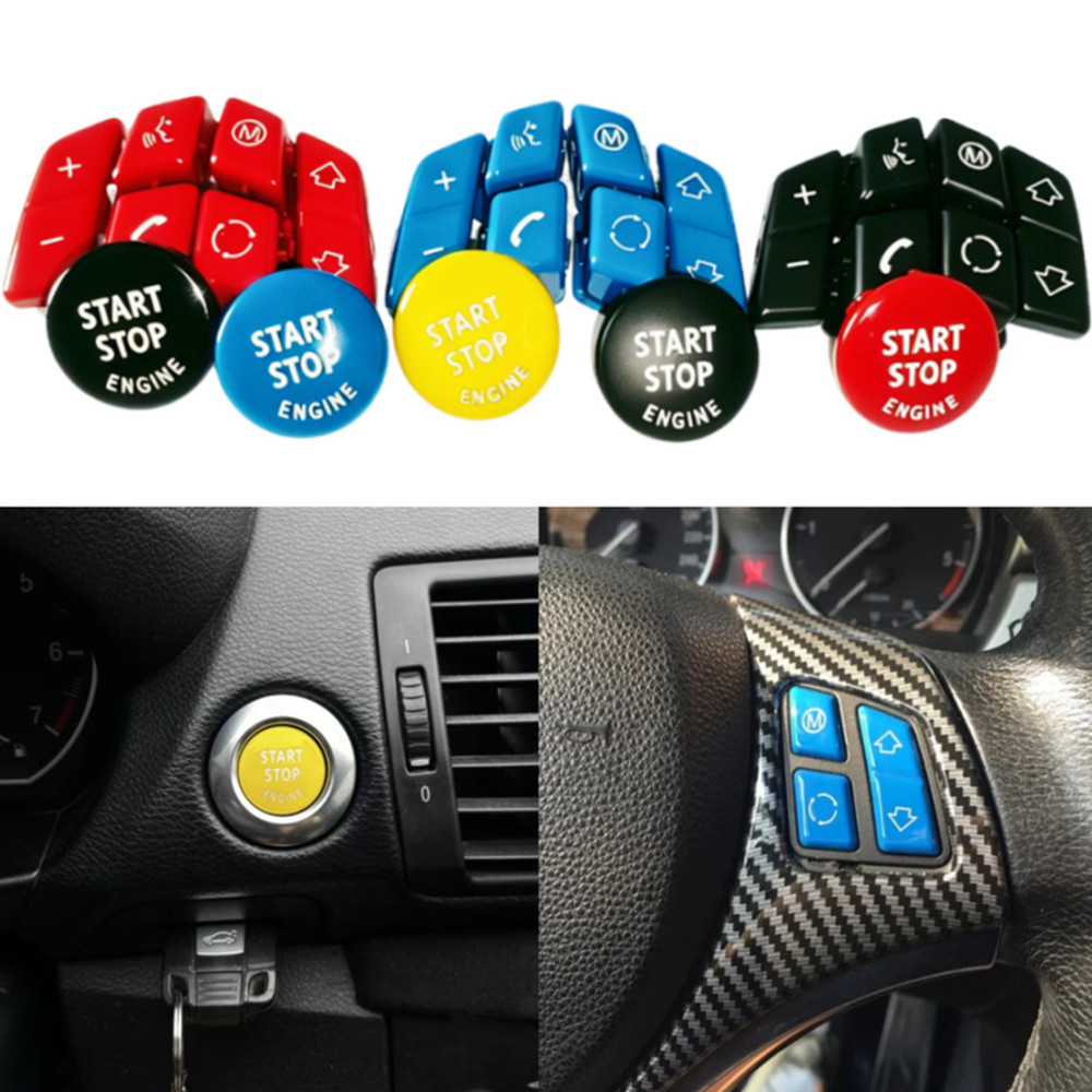 Dành Cho Xe BMW 3 Series E90 E92 E93 M3 1 Series E81 E82 E87 E88 X1 E84 Nút Dừng Khởi Động Ô Tô & Nắ