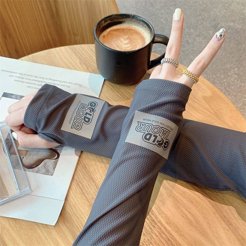 Loose Ice Sleeve Women's Sun Protection Oversleeve New Summer Cycling Driving Sun Protection Ice Sil