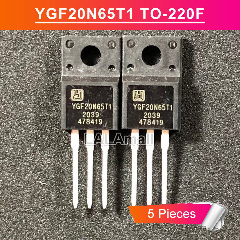 5 chiếc YGF20N65T1 TO-220F YGF 20N65 T1 TO220F 20A / 650V IGBT Transistor IC gốc mới