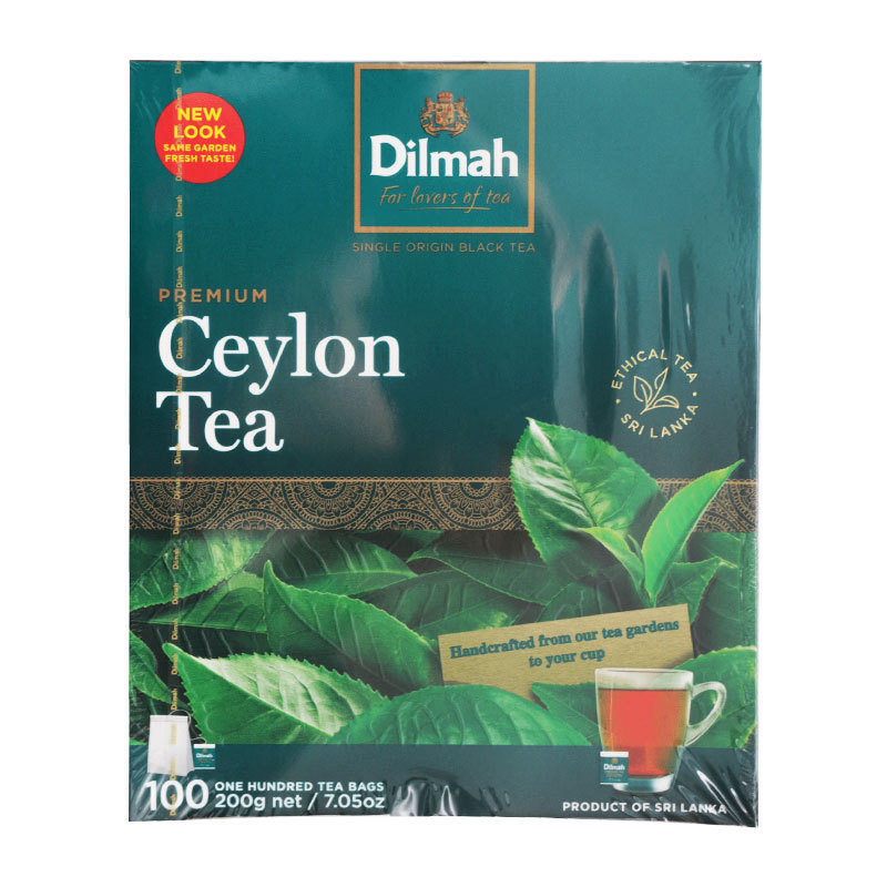Hàng sẵn có Vận chuyển nhanh Phát sóng trực tiếp Độc quyền DILMAH DILMAH Túi Jane Ceylon Trà đen 2g 