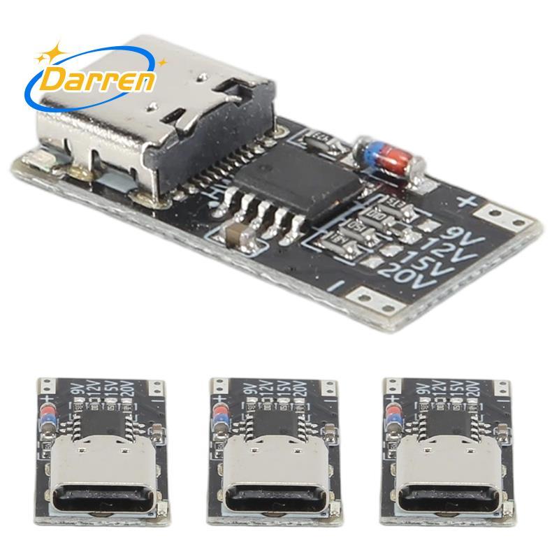 4 USB-C PD Trigger Board Module PD / QC Board Sạc nhanh USB Type-C sang 12VPower Delivery Boost Modu
