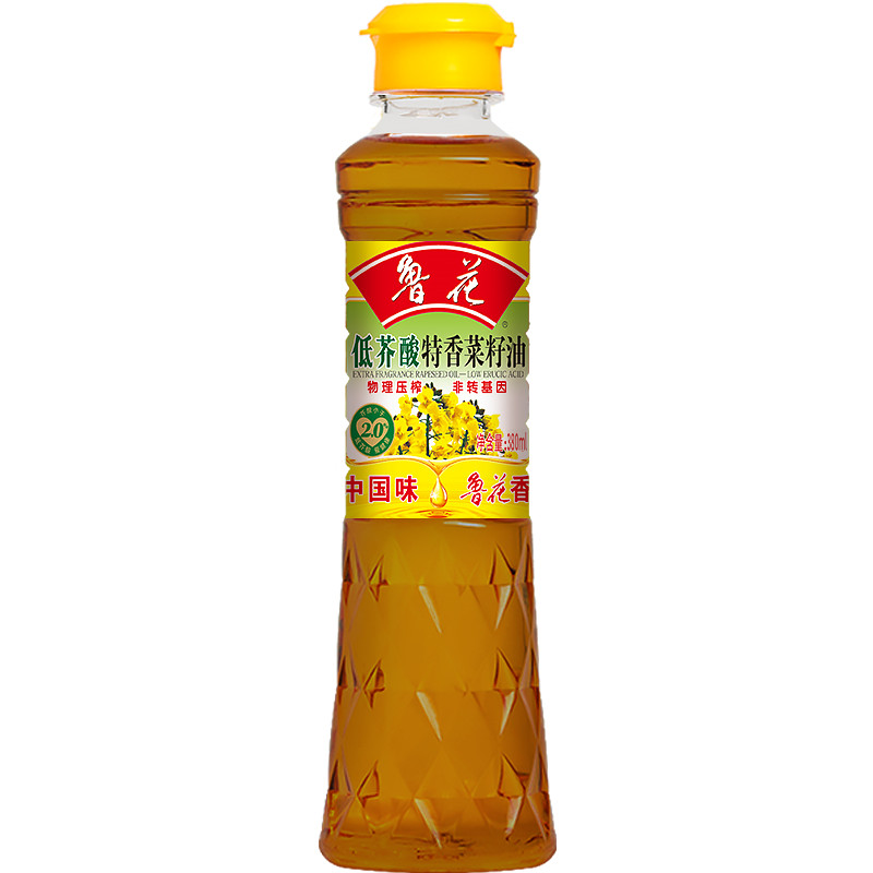 Luhua Low Mustard Extra Coriander Seed Oil 380ml * 1 Không Chính Hãng Áp Lực Vật Lý Mù tạt Dầu Ăn Dầ