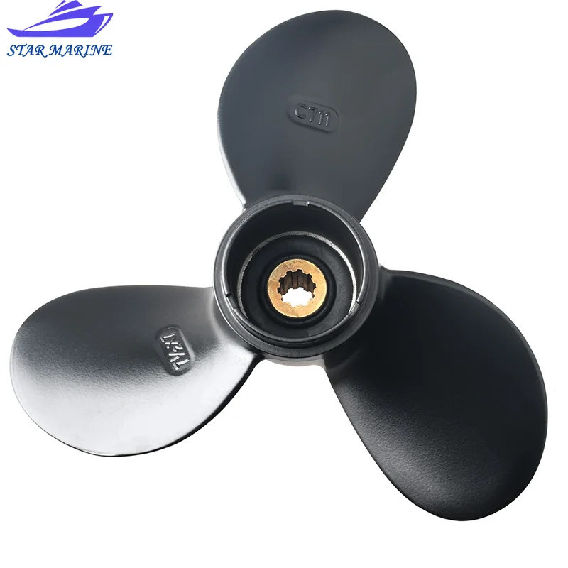 FW 58111-98651-019 PROPELLER (3X7-1 / 2X7) 7 1 / 2x7 cho Suzuki DF4 DF5 DF6 4HP 5HP 6HP 58111-98651 