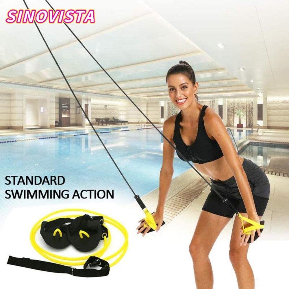 SINOVISTA 20-60LBS Tay Webbed Paddle Arm Strength Trainer Tập Gym Ngoài Trời Chuyên Nghiệp Freestyle