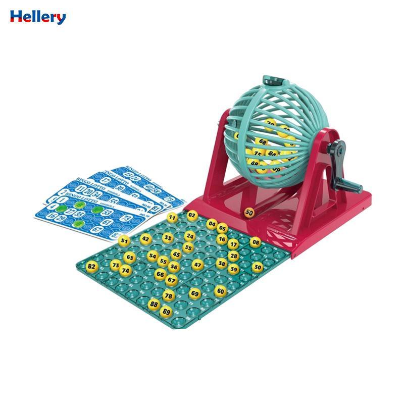 Bộ trò chơi Bingo Bingo Đồ chơi máy Bingo Vintage Cha mẹ Trò chơi trẻ em Bộ Bingo cho gia đình