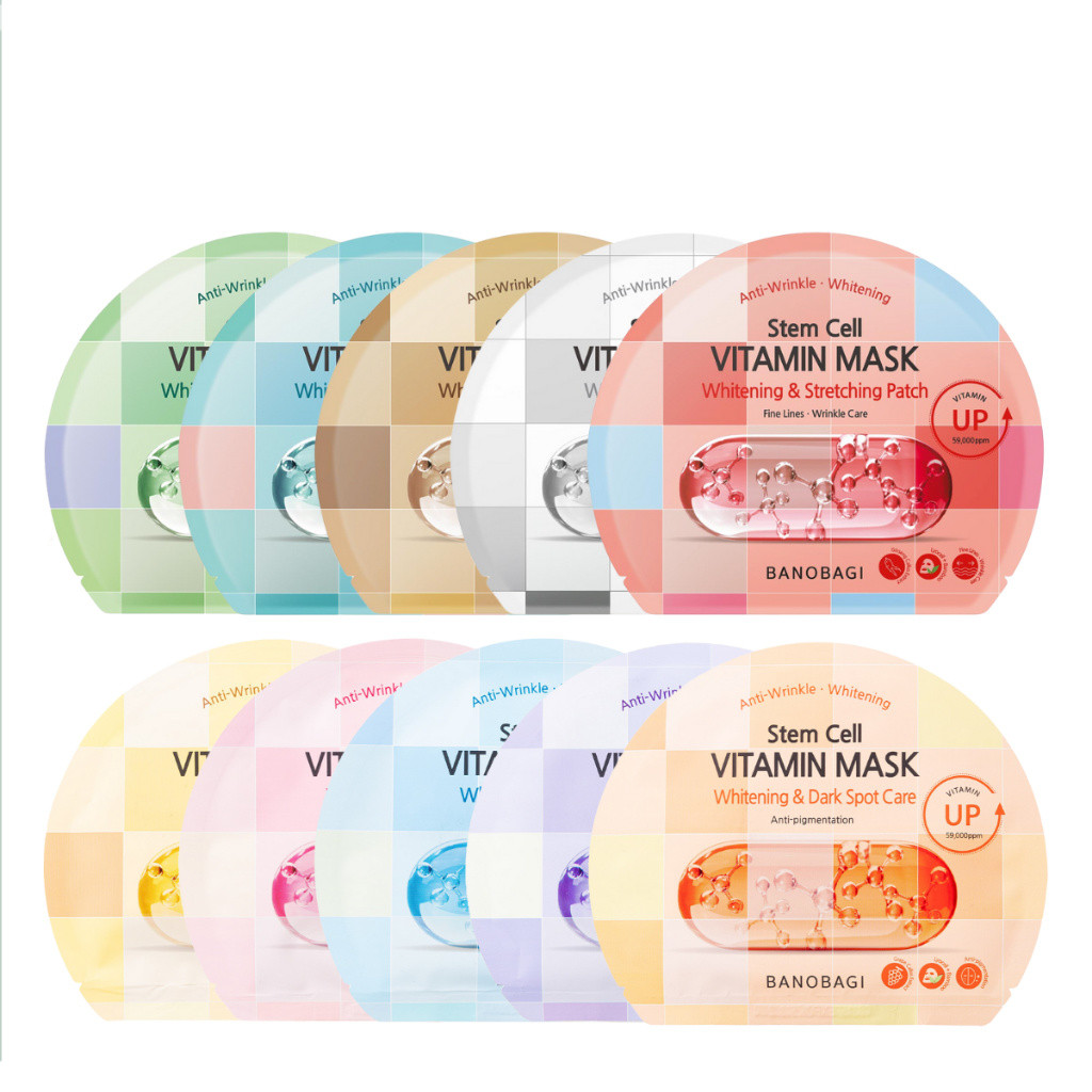 Mặt Nạ Banobagi Stem Cell Vitamin Mask 30g  Sản Phẩm Chính Hãng