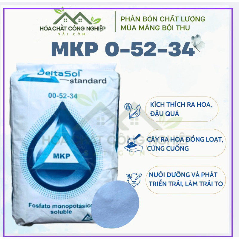 Phân Bón MKP - 0-52-34- Xuất xứ Đức bao 25kg