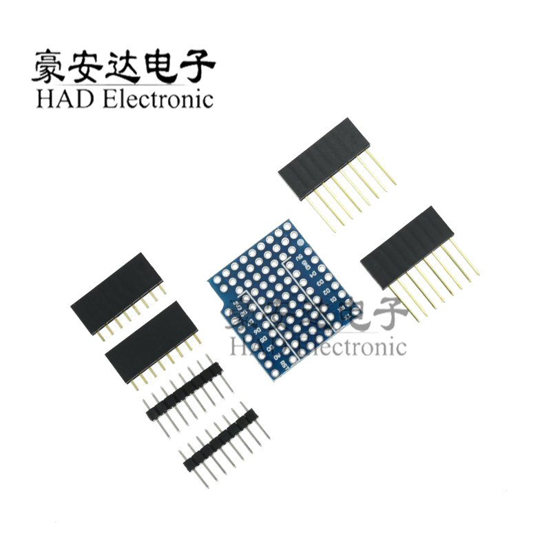 D1 D1 Mini Hai Mặt Ban Breadboard WIFI IoT Ban Phát Triển Breadboard Phiên Bản Mở Rộng Cho D1MINI