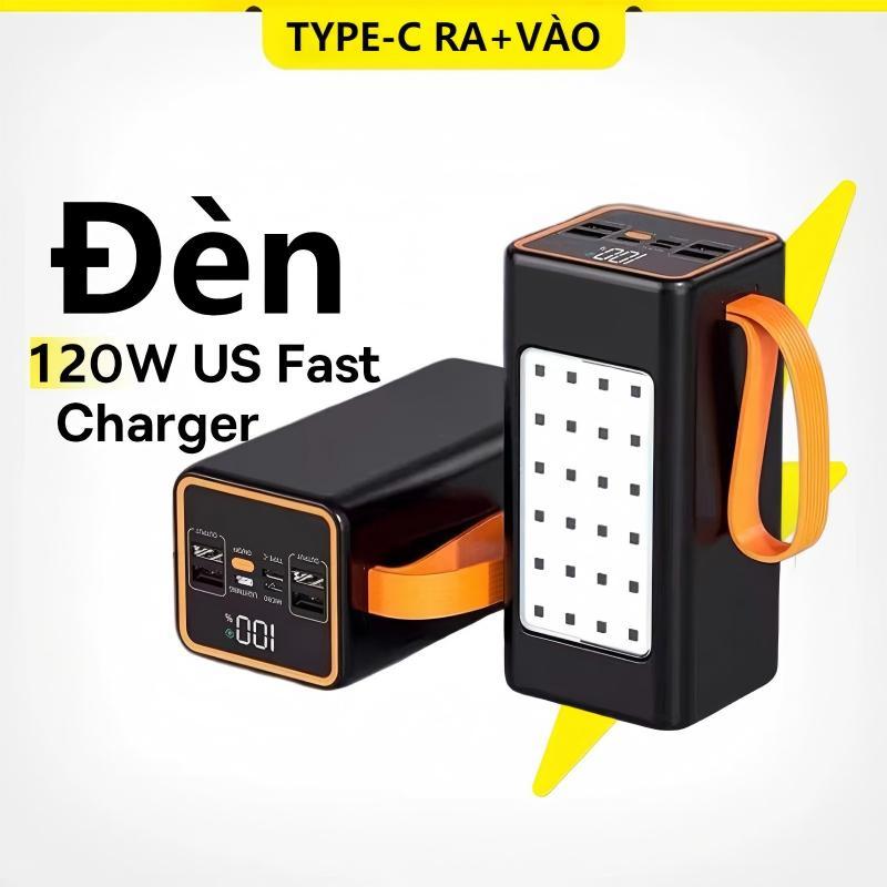 (LED)sạc dự phòng pd120w 150000mah 90000mah pin dự phòng màn hình led tích hợp tích hợp