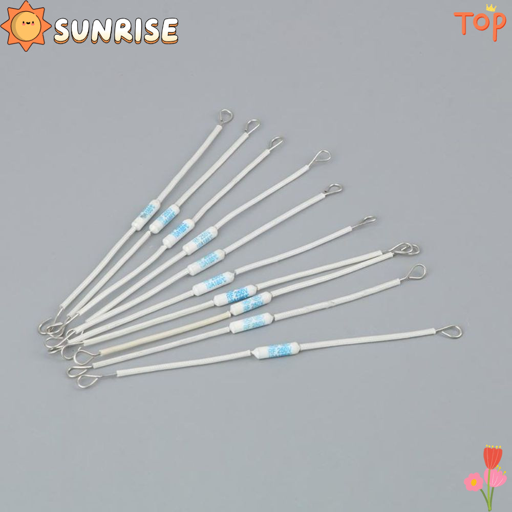 SUNRISE 5 / 10 Chiếc Cầu Chì Gốm, Cầu Chì Nhiệt Bảo Vệ Ngắn Mạch 10A, Cầu Chì Thay Thế Cầu Chì Điện 