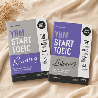 Sách - Lẻ/Combo YBM Start TOEIC Reading + YBM Start TOEIC Listening - YBM Sisa (Gamma Books)