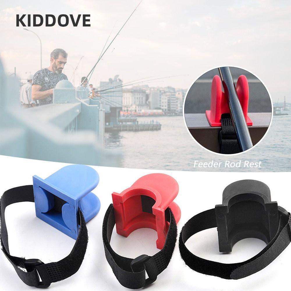 KIDDOVE Feeder Rod Rest, Rod Holder Marine Fishing Rod Pod Holder, Universal Fishing Accessory Gear 