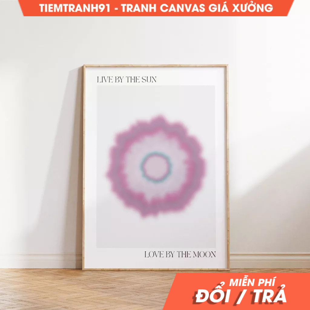 Tranh treo tường, Aura Poster, Spiritual Wall Art, Gradient, Angel Numbers, Affirmation Wall Art. (1
