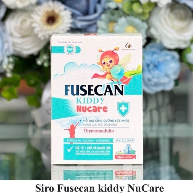 Siro Fusecan Kiddy Nucare - hỗ trợ tăng đề kháng