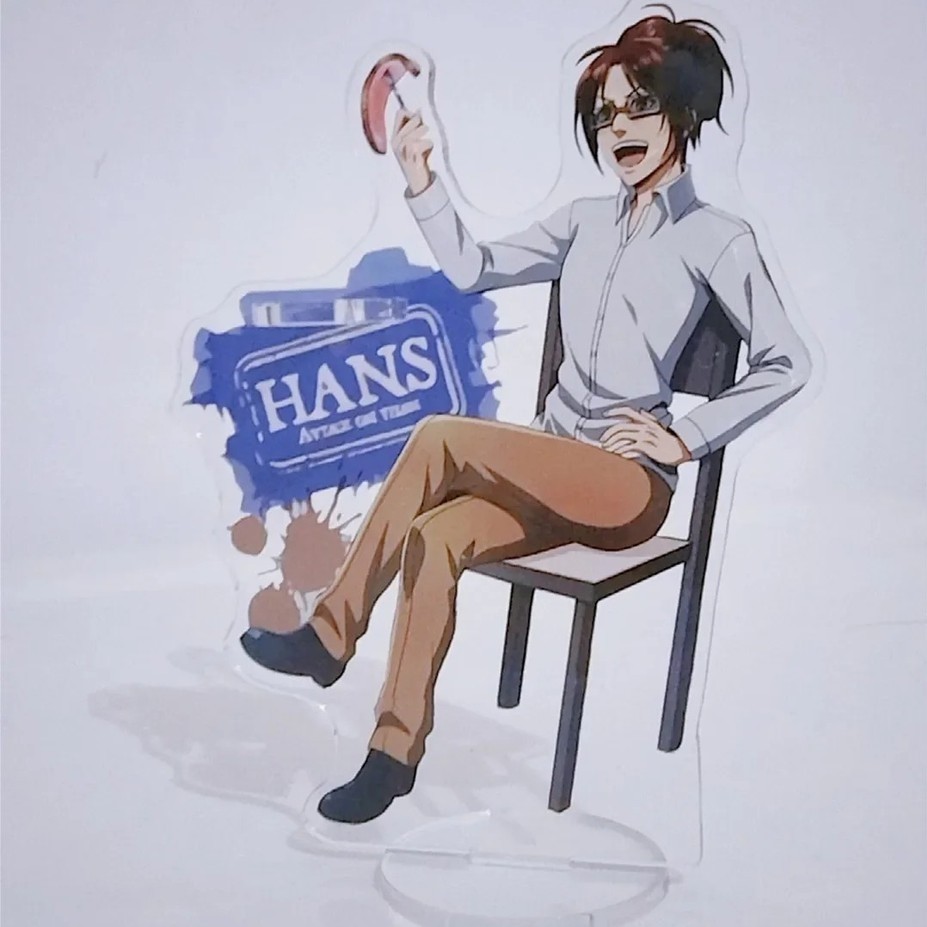 Standee Anime Attack on Titan AOT Mô Hình Mica Trang Trí Nhân Vật Levi Eren Hange Mikasa Erwin Smith