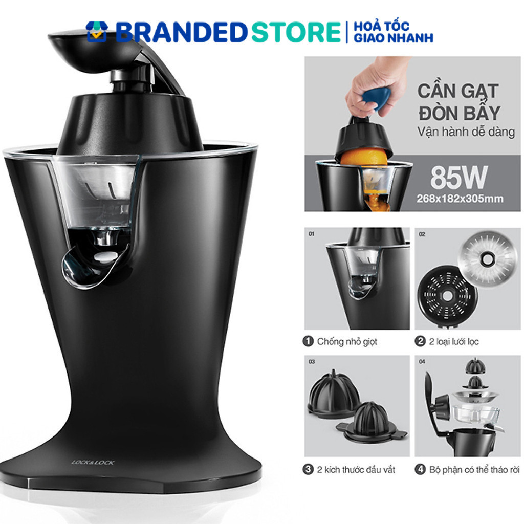 Máy vắt cam Lock&Lock EJJ256BLK 85W